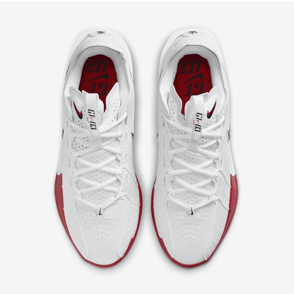 NEW Nike G.T. Cut 3 -White/Obsidian Sport Red (DV2913-103) - Picture 7 of 9